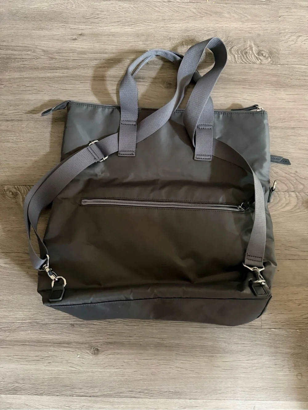Samsonite Gray Convertible Laptop Tote Backpack